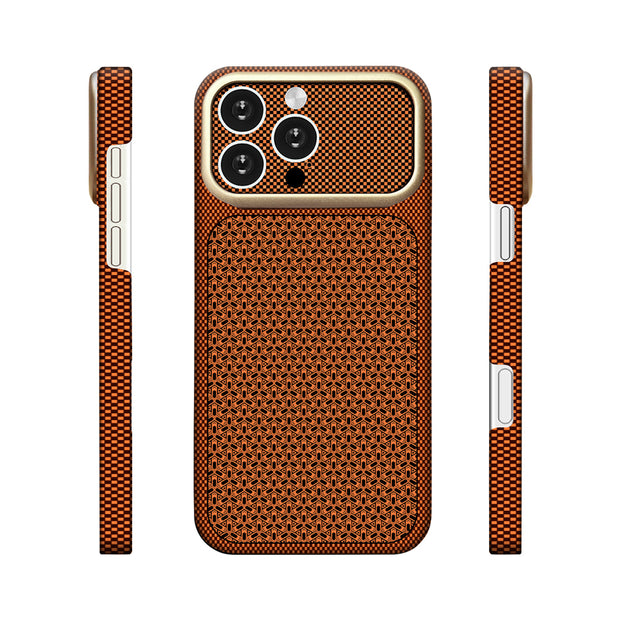 Zore Paris iPhone 16 Pro Max Nexel Dokulu Sert PC MagSafe Uyumlu Kılıf – Fotoğraf 1
