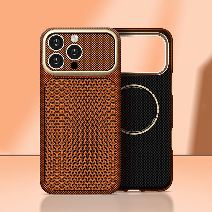 Zore Paris iPhone 16 Pro Max Nexel Dokulu Sert PC MagSafe Uyumlu Kılıf – Fotoğraf 2