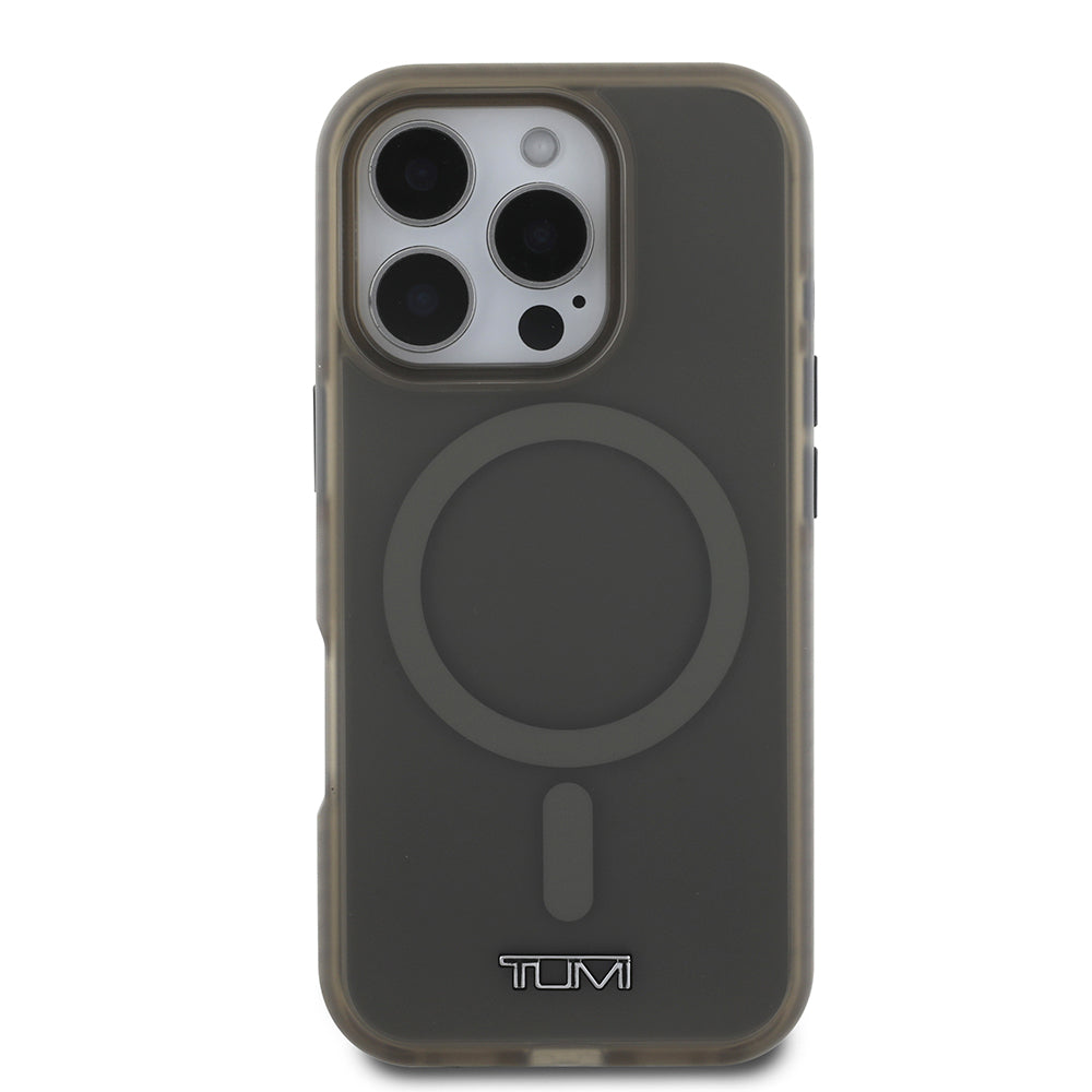 TUMI iPhone 16 Pro Max Airbag Buzlu Şeffaf MagSafe Uyumlu Kılıf – Fotoğraf 3