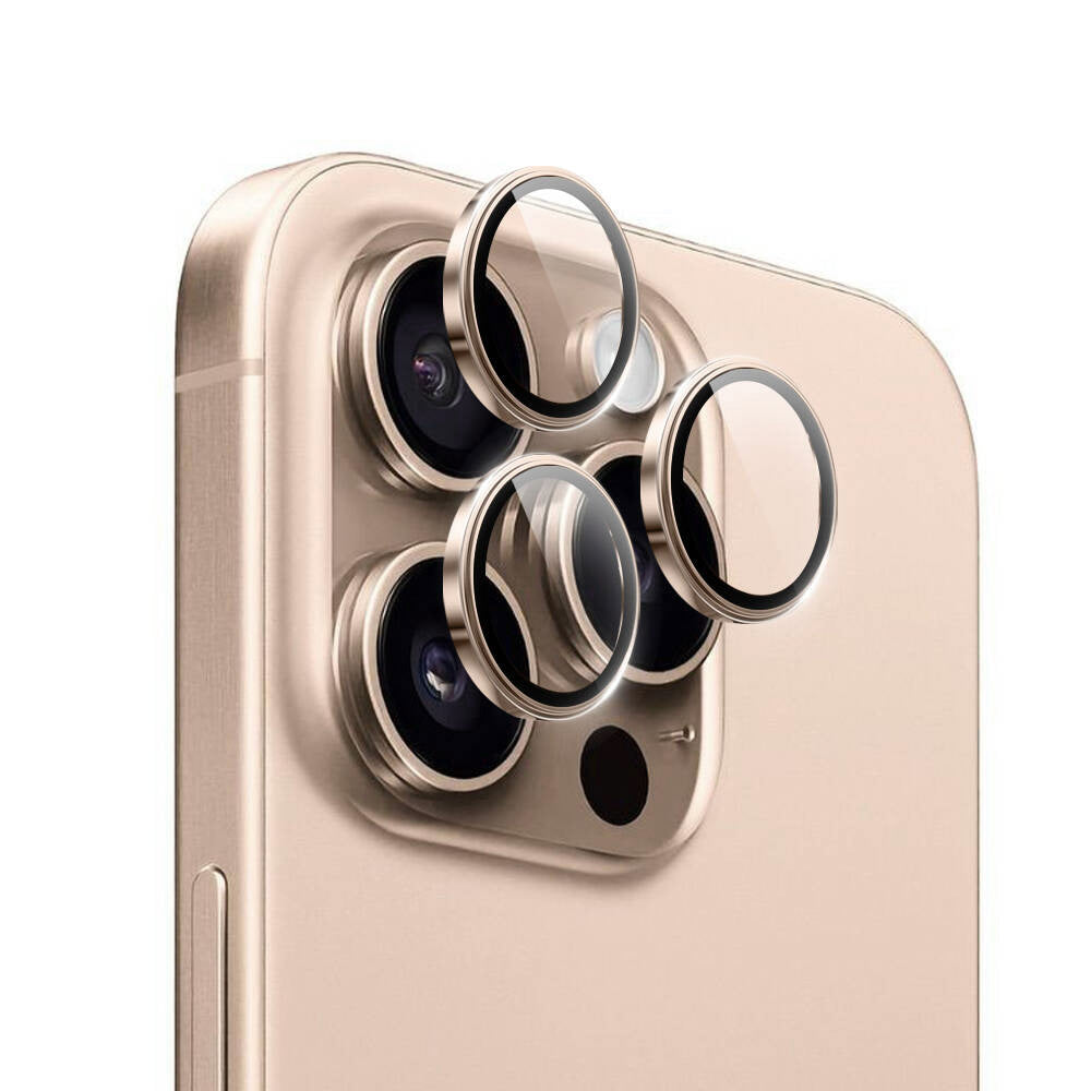LG-004 Metal iPhone 16 Pro Max Kamera Lens Koruyucu – Fotoğraf 8