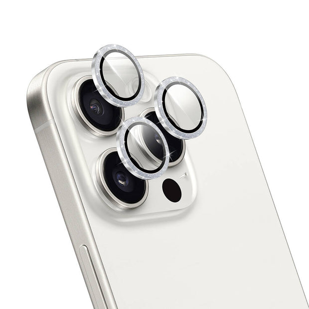 LG-006 Diamond Kolay Uygulamalı iPhone 16 Pro Max Kamera Lens Koruyucu – Fotoğraf 4