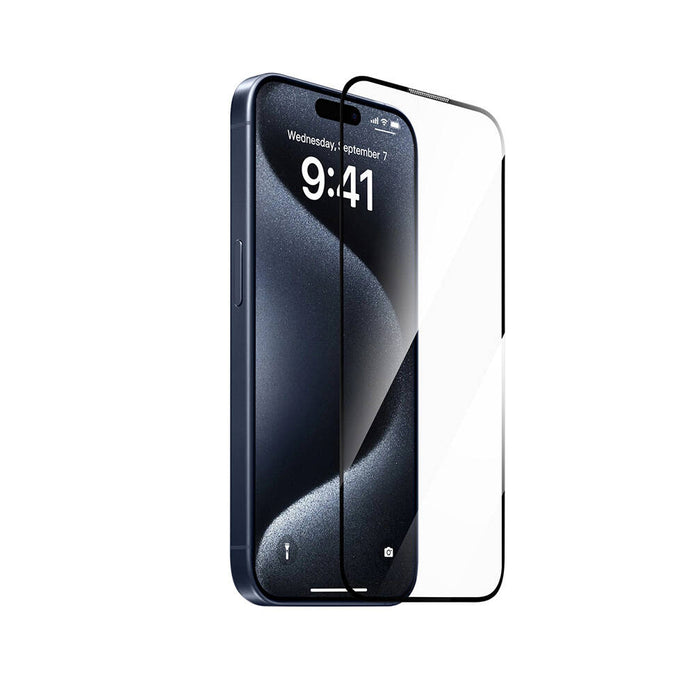 SQ-008 Easy Install iPhone 16 Pro Max Kolay Uygulamalı Ekran Koruyucu – Fotoğraf 1