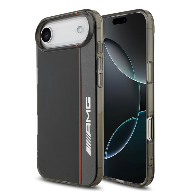 AMG iPhone 17 Air Uyumlu IML Baskı Logolu Çift Katmanlı Bow Lines MagSafe Uyumlu Kılıf – Fotoğraf 1