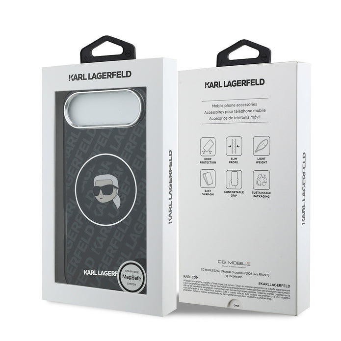 Karl Lagerfeld iPhone 17 Air IML Baskılı KL Heads Kılıf