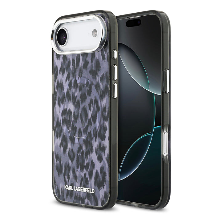 Karl Lagerfeld iPhone 17 Air IML Leopar Baskılı MagSafe Uyumlu Kılıf
