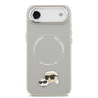Karl Lagerfeld iPhone 17 Air Metal Detaylı K&C PU Deri MagSafe Uyumlu Kılıf