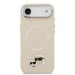 Karl Lagerfeld iPhone 17 Air Metal Detaylı K&C PU Deri MagSafe Uyumlu Kılıf