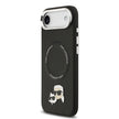 Karl Lagerfeld iPhone 17 Air Metal Detaylı K&C PU Deri MagSafe Uyumlu Kılıf