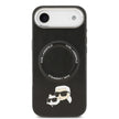 Karl Lagerfeld iPhone 17 Air Metal Detaylı K&C PU Deri MagSafe Uyumlu Kılıf