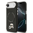 Karl Lagerfeld iPhone 17 Air Metal Detaylı K&C PU Deri MagSafe Uyumlu Kılıf