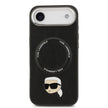 Karl Lagerfeld iPhone 17 Air Metal Detaylı PU Deri MagSafe Uyumlu Kılıf