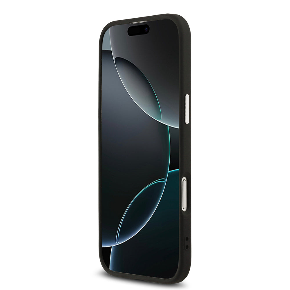 Karl Lagerfeld iPhone 17 Air Metal Kamera ve Butonlu Paris RSG PU Deri MagSafe Uyumlu Kılıf