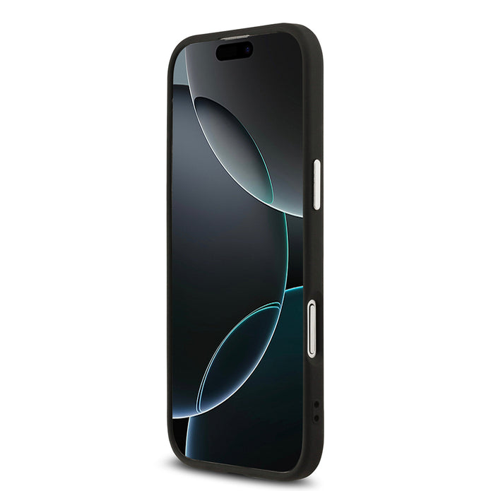 Karl Lagerfeld iPhone 17 Air Metal Kamera ve Butonlu Paris RSG PU Deri MagSafe Uyumlu Kılıf