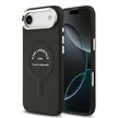 Karl Lagerfeld iPhone 17 Air Metal Kamera ve Butonlu Paris RSG PU Deri MagSafe Uyumlu Kılıf