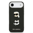 Karl Lagerfeld iPhone 17 Air Metal Logolu K&C Heads Pin Kılıf