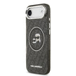 Karl Lagerfeld iPhone 17 Air Parlayan Simli Karl & Choupette Heads Kılıf