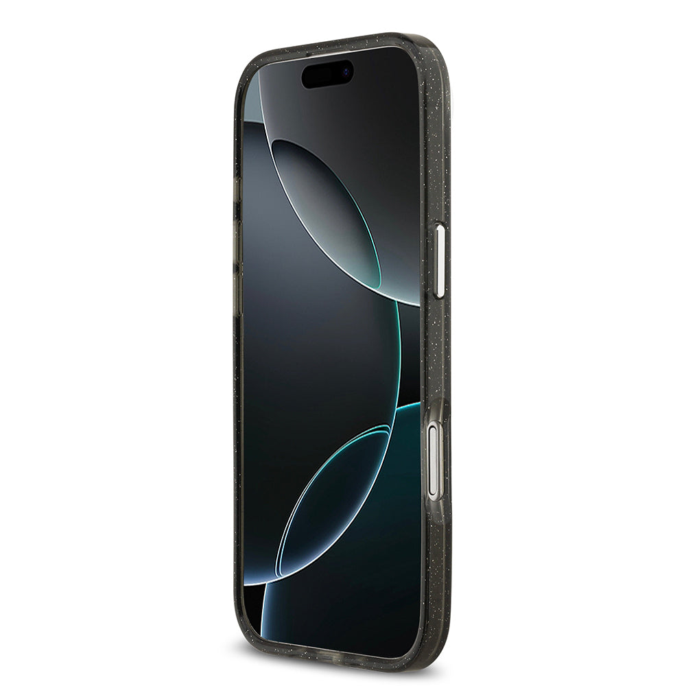 Karl Lagerfeld iPhone 17 Air Parlayan Simli Karl & Choupette Heads Kılıf