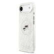Karl Lagerfeld iPhone 17 Air Parlayan Simli Karl & Choupette Heads Kılıf