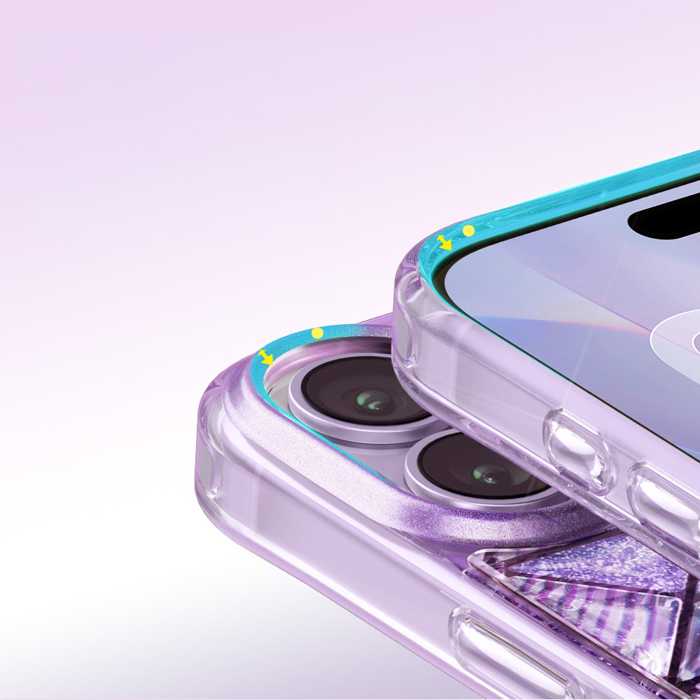 Zore Paris iPhone 17 Kairo 3D Buz Blok TPU Kılıf – Fotoğraf 5