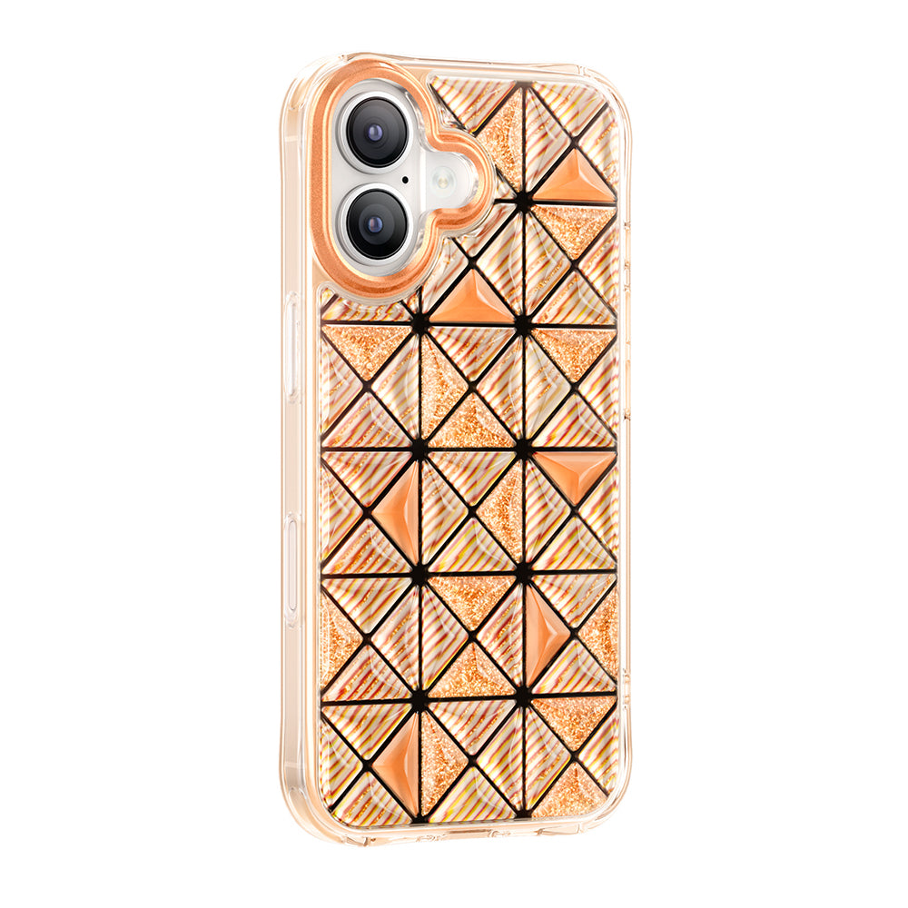 Zore Paris iPhone 17 Kairo 3D Buz Blok TPU Kılıf – Fotoğraf 8