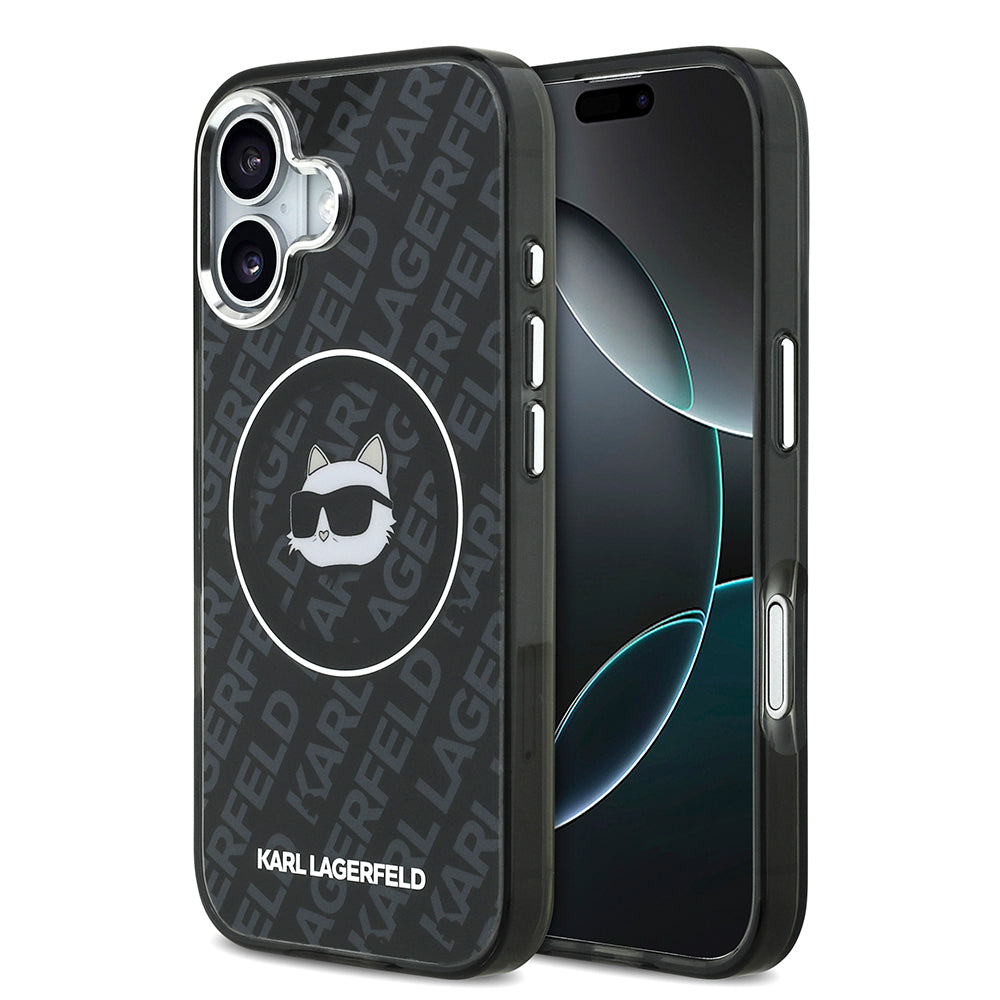 Karl Lagerfeld iPhone 17 IML Baskılı Choupette Heads Kılıf