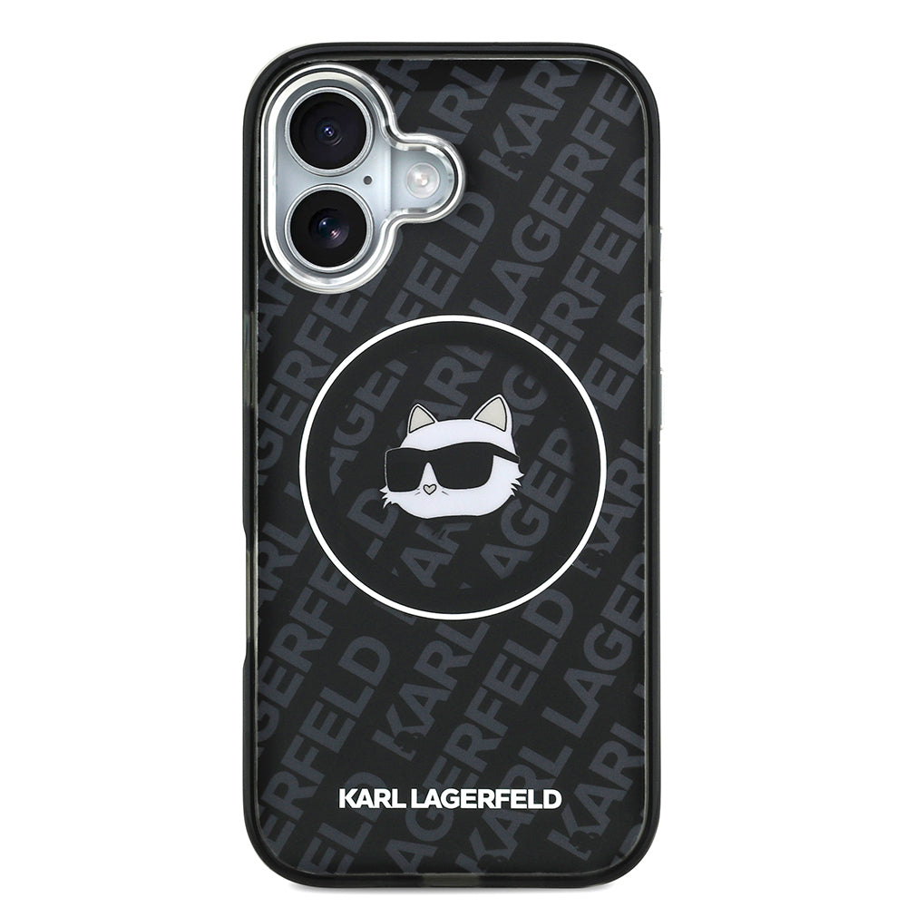 Karl Lagerfeld iPhone 17 IML Baskılı Choupette Heads Kılıf