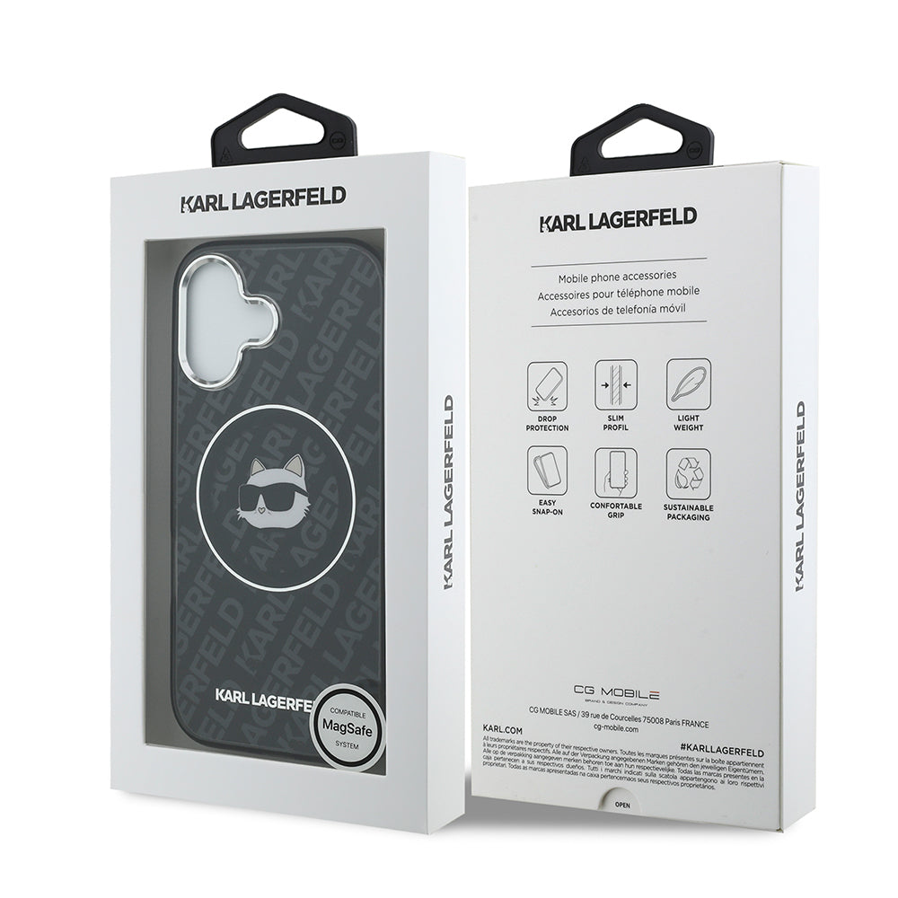 Karl Lagerfeld iPhone 17 IML Baskılı Choupette Heads Kılıf