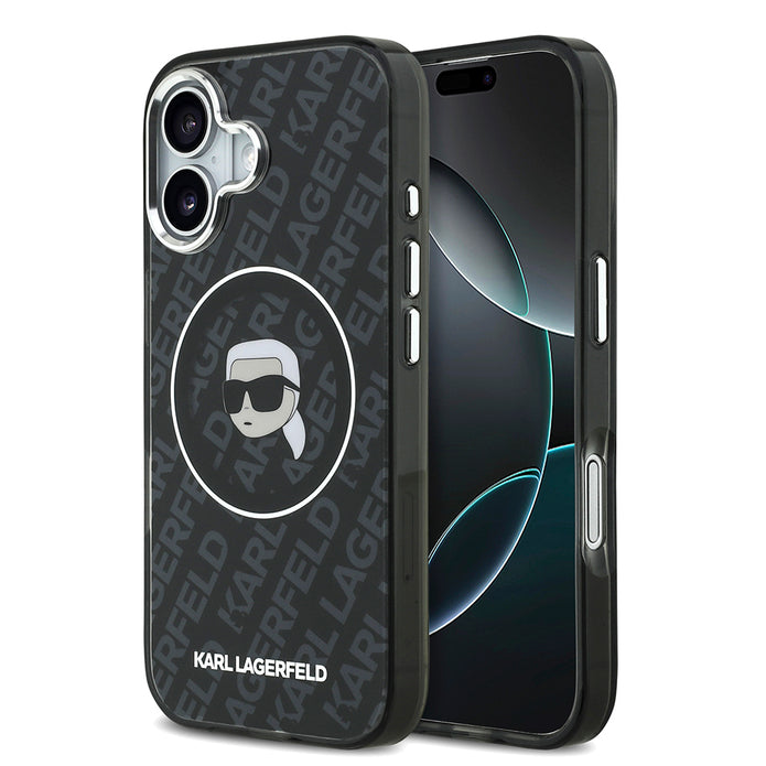 Karl Lagerfeld iPhone 17 IML Baskılı KL Heads Kılıf