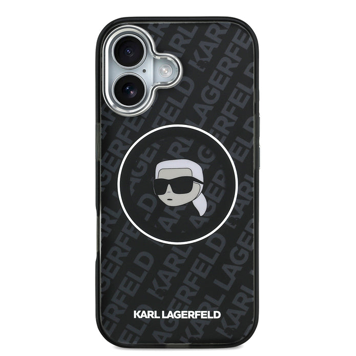 Karl Lagerfeld iPhone 17 IML Baskılı KL Heads Kılıf