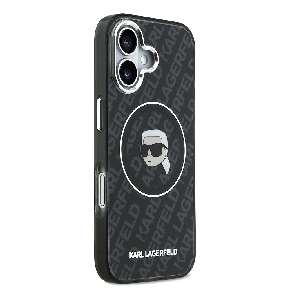 Karl Lagerfeld iPhone 17 IML Baskılı KL Heads Kılıf