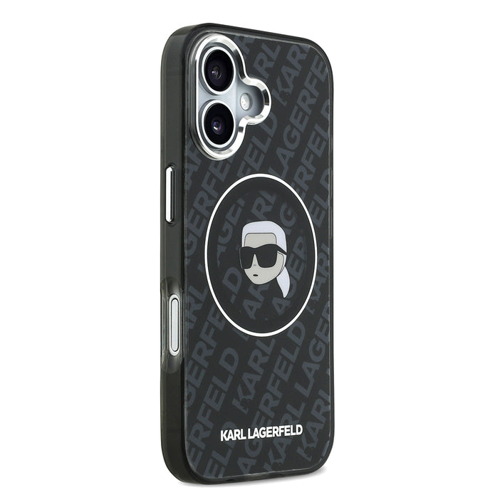 Karl Lagerfeld iPhone 17 IML Baskılı KL Heads Kılıf