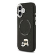 Karl Lagerfeld iPhone 17 Metal Detaylı K&C PU Deri MagSafe Uyumlu Kılıf