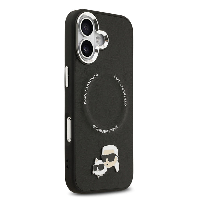 Karl Lagerfeld iPhone 17 Metal Detaylı K&C PU Deri MagSafe Uyumlu Kılıf