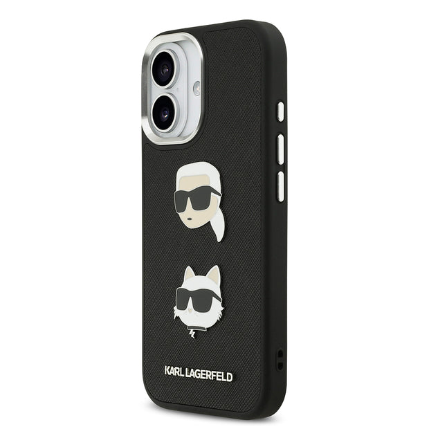 Karl Lagerfeld iPhone 17 Metal Logolu K&C Heads Pin Kılıf – Fotoğraf 2