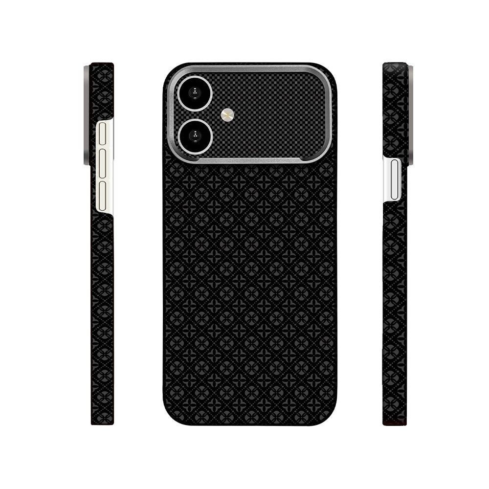 Zore Paris iPhone 17 Velix Retro Çiçek Desenli Sert PC MagSafe Uyumlu Kılıf – Fotoğraf 1