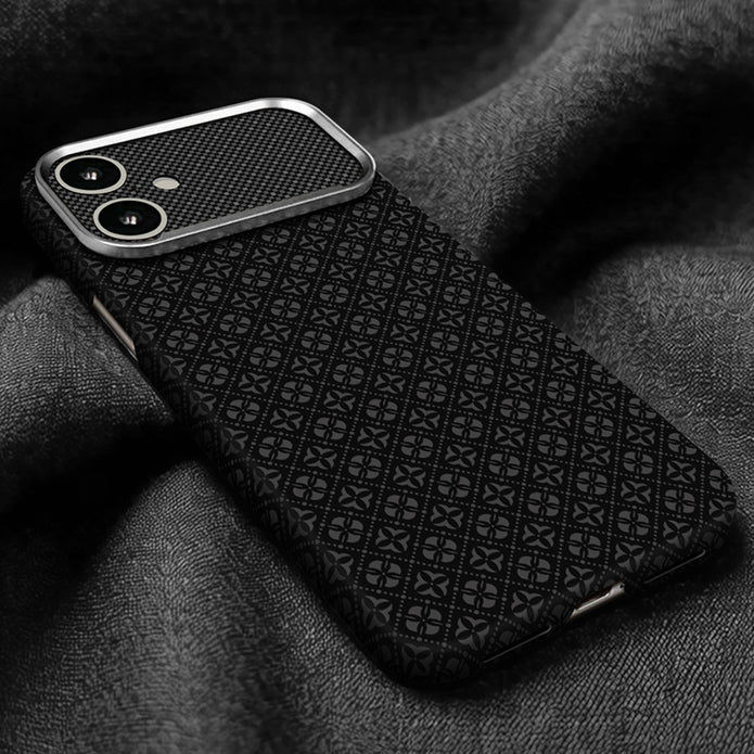 Zore Paris iPhone 17 Velix Retro Çiçek Desenli Sert PC MagSafe Uyumlu Kılıf – Fotoğraf 2