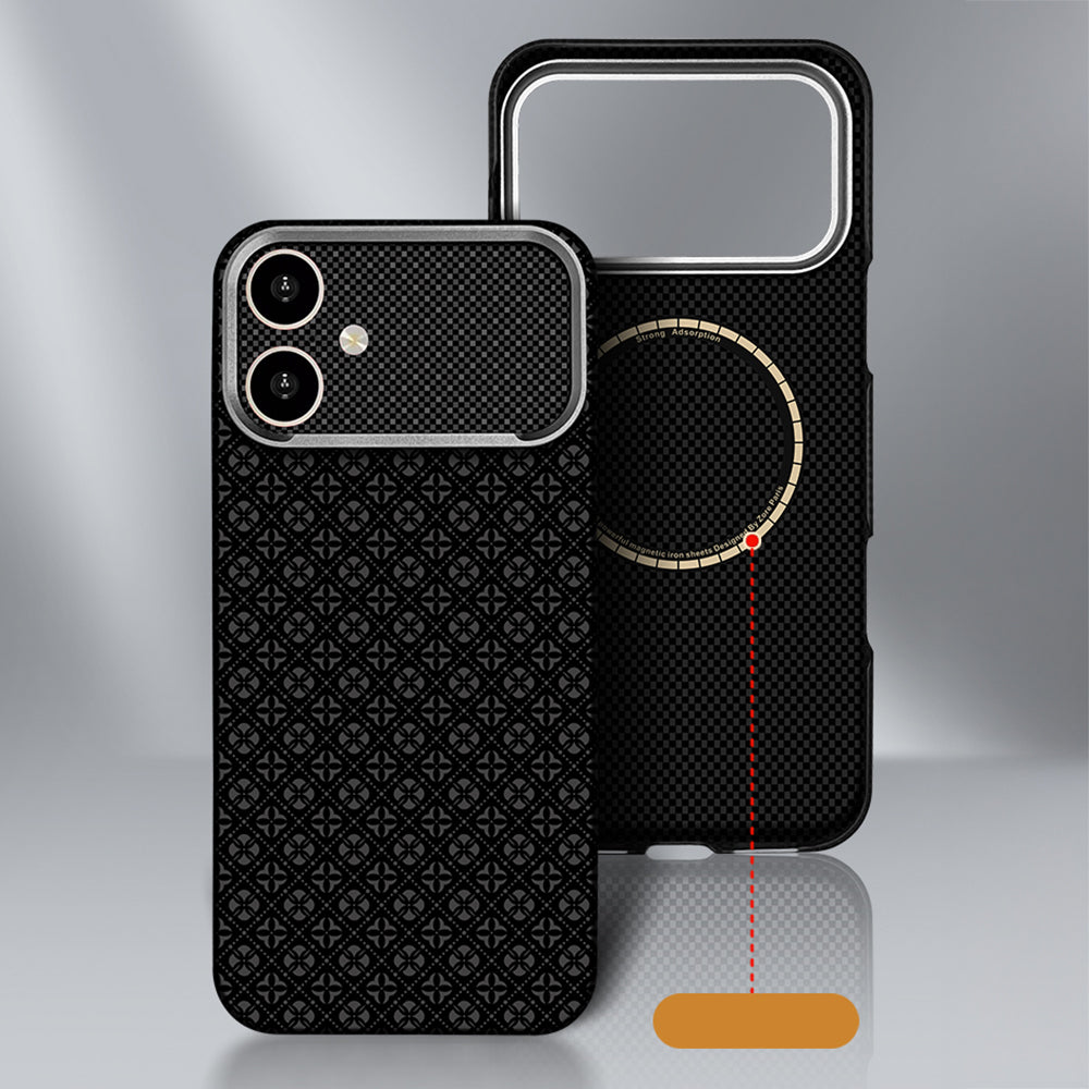 Zore Paris iPhone 17 Velix Retro Çiçek Desenli Sert PC MagSafe Uyumlu Kılıf – Fotoğraf 3