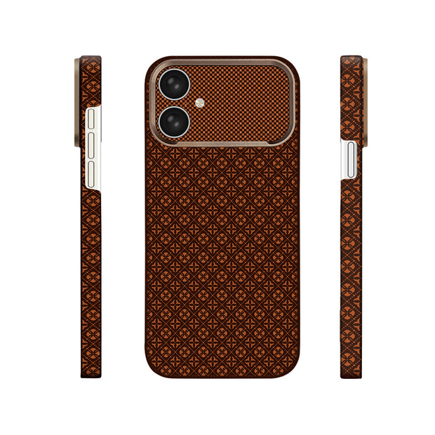 Zore Paris iPhone 17 Velix Retro Çiçek Desenli Sert PC MagSafe Uyumlu Kılıf