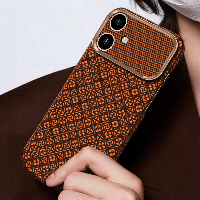 Zore Paris iPhone 17 Velix Retro Çiçek Desenli Sert PC MagSafe Uyumlu Kılıf – Fotoğraf 5