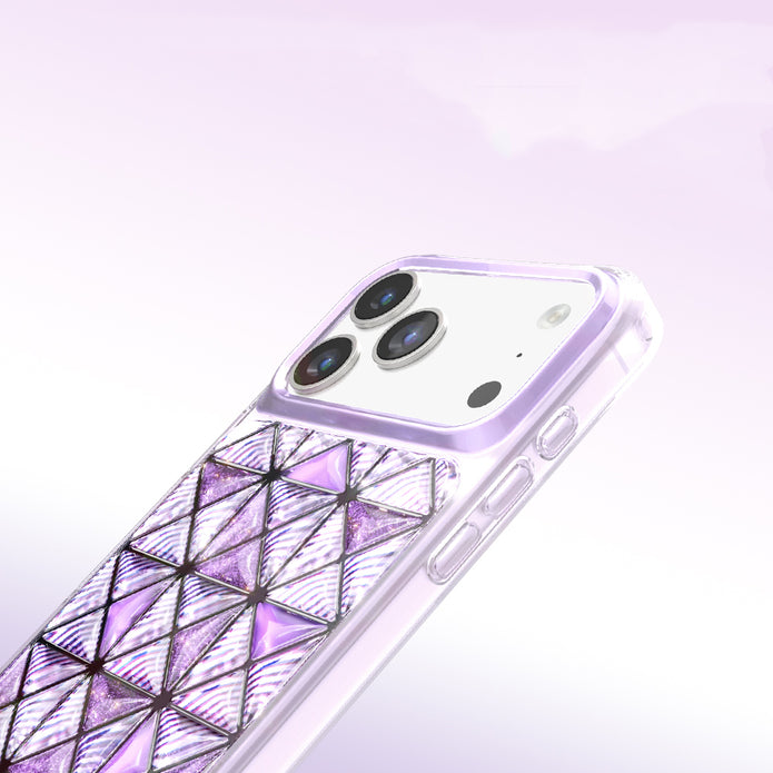 Zore Paris iPhone 17 Pro Kairo 3D Buz Blok TPU Kılıf – Fotoğraf 4