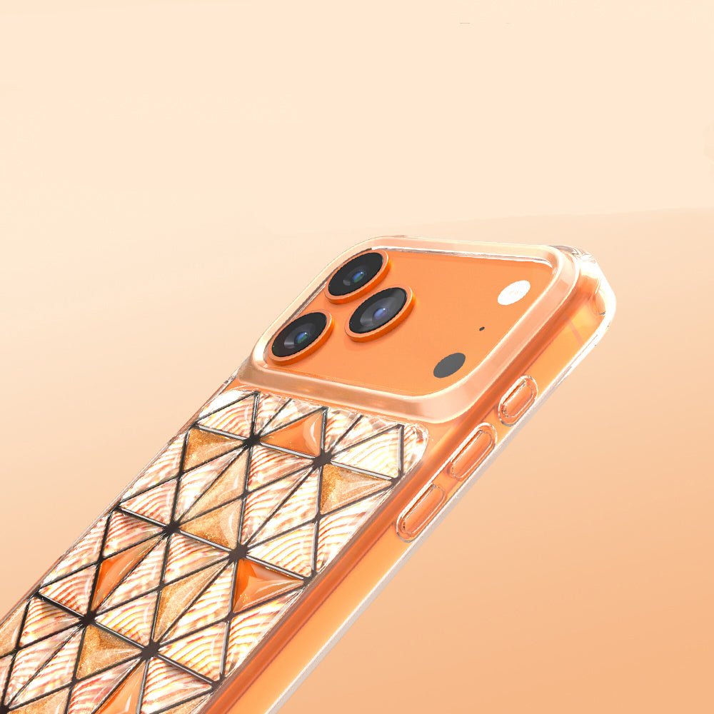 Zore Paris iPhone 17 Pro Kairo 3D Buz Blok TPU Kılıf – Fotoğraf 13