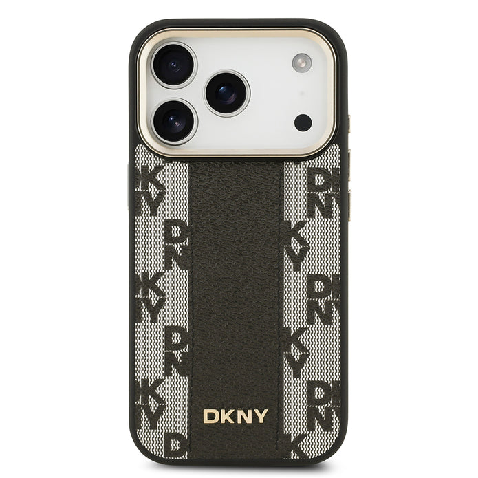 DKNY iPhone 17 Pro Checkered Pattern 3D MagSafe Uyumlu Kılıf – Fotoğraf 7