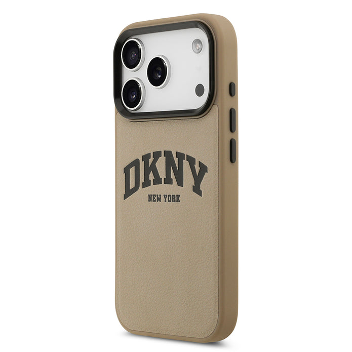 DKNY iPhone 17 Pro Kabartmalı PU Deri MagSafe Uyumlu Kılıf – Fotoğraf 8
