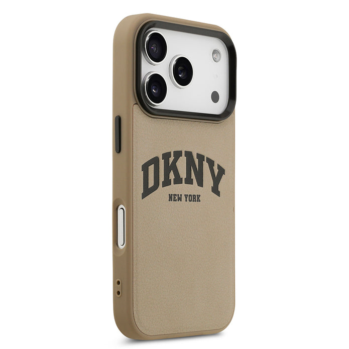 DKNY iPhone 17 Pro Kabartmalı PU Deri MagSafe Uyumlu Kılıf – Fotoğraf 10