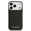 Karl Lagerfeld iPhone 17 Pro Delikli Tasarım Metal Logolu PU Deri MagSafe Uyumlu Kılıf