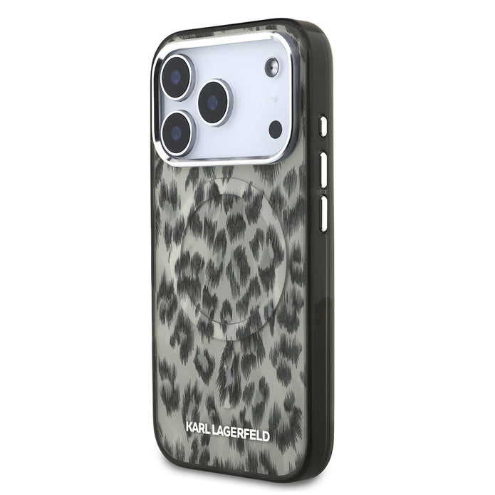 Karl Lagerfeld iPhone 17 Pro IML Leopar Baskılı MagSafe Uyumlu Kılıf