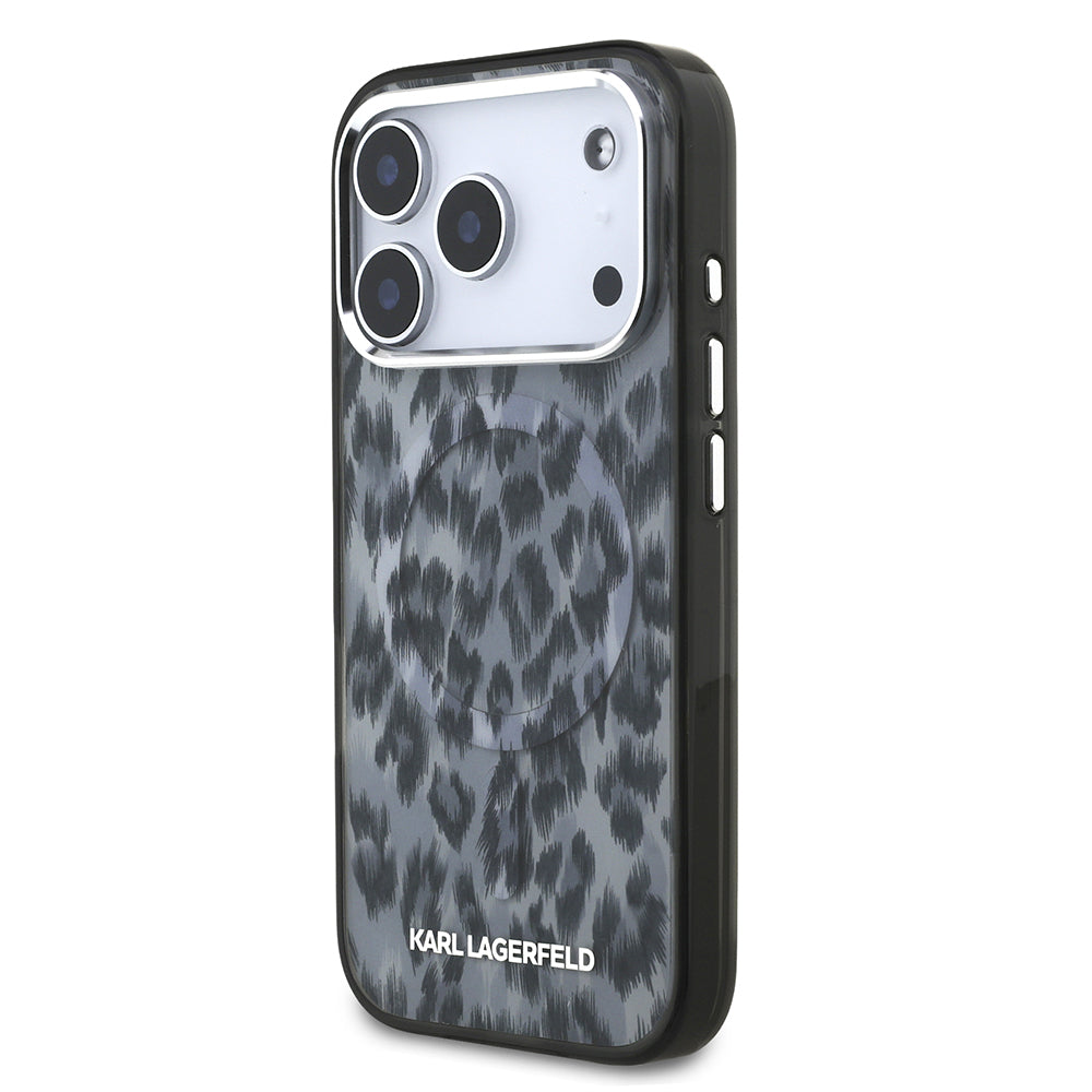 Karl Lagerfeld iPhone 17 Pro IML Leopar Baskılı MagSafe Uyumlu Kılıf