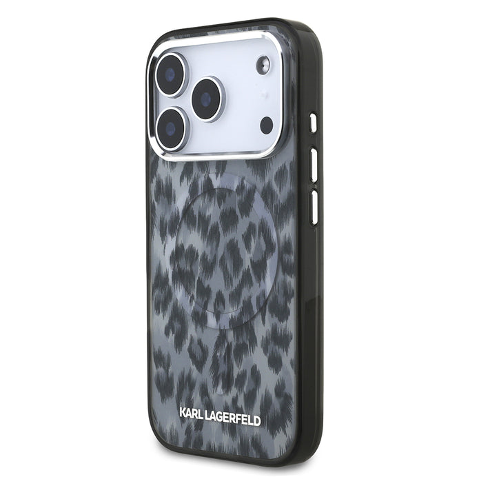 Karl Lagerfeld iPhone 17 Pro IML Leopar Baskılı MagSafe Uyumlu Kılıf