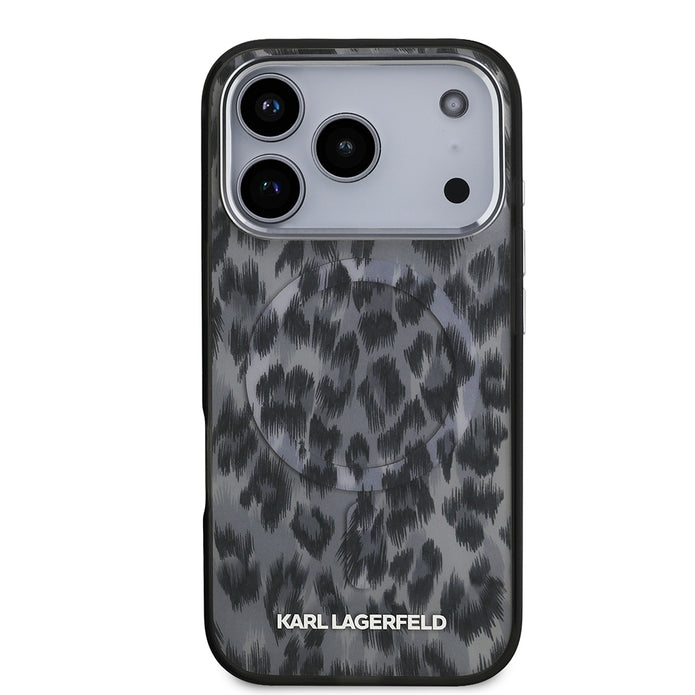 Karl Lagerfeld iPhone 17 Pro IML Leopar Baskılı MagSafe Uyumlu Kılıf