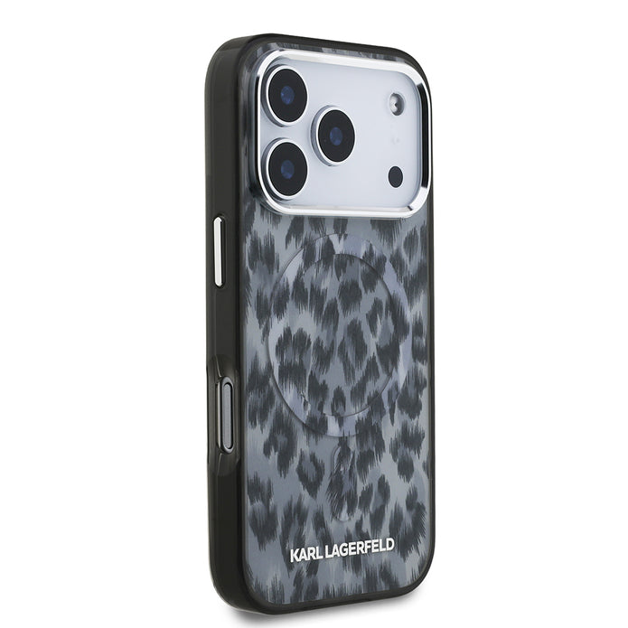 Karl Lagerfeld iPhone 17 Pro IML Leopar Baskılı MagSafe Uyumlu Kılıf